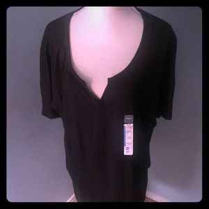 Two v-neck short sleeve t-shirts